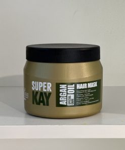 ماسک مو Super kay مدل آرگان مناسب موهای خشک و کدر 500ml