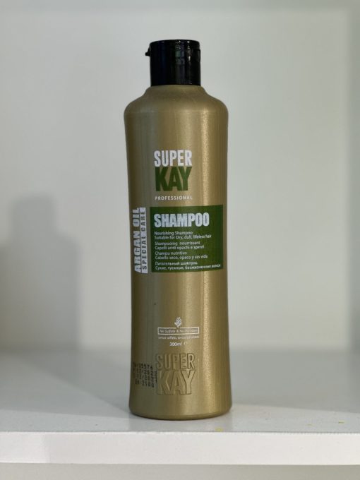 شامپو Super kay مدل آرگان مناسب موهای خشک و کدر 300ml