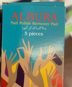 پد لاک پاک کن آلبورا ۵ تایی Albora nail polish remover pad