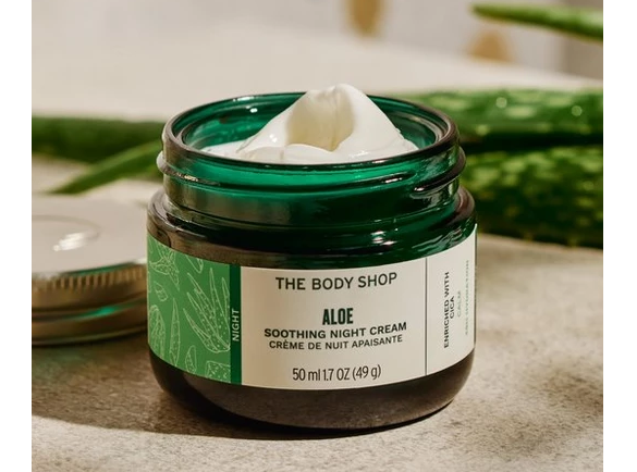 کرم آبرسان الوورا بادی The Body Shop Aloe Soothing