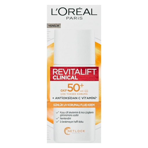 کرم ضد آفتاب لورال مدل رویتالیفت +Revitalift Clinical SPF50