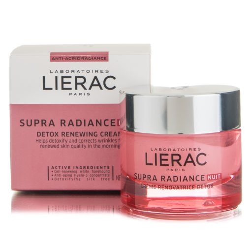 کرم شب شفاف کننده و جوانساز Lierac Supra Radiance