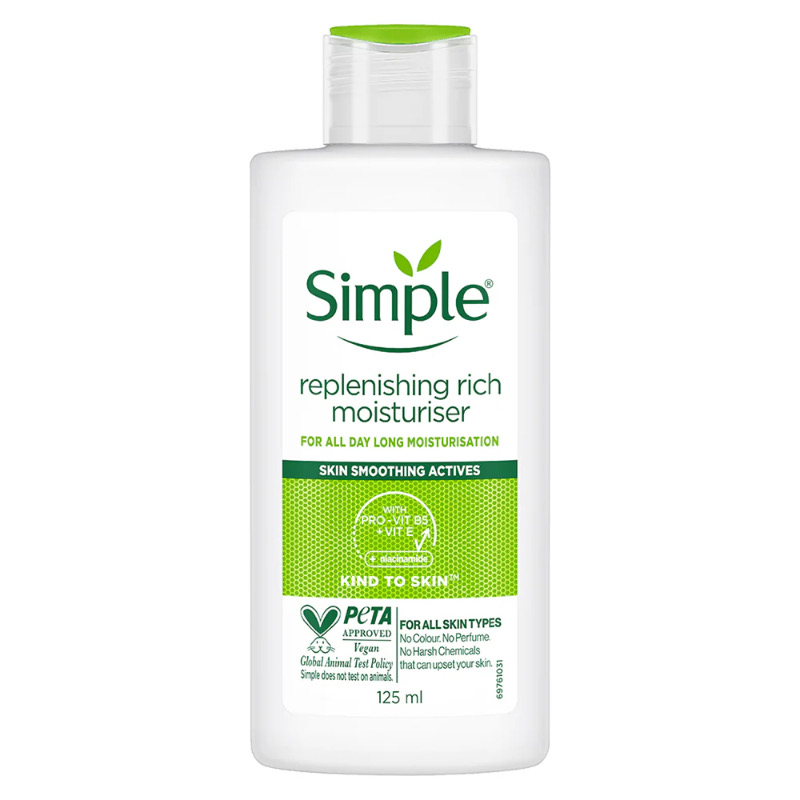 معرفی محصول: کرم آبرسان و مرطوب‌کننده Rich سیمپل Simple 125ml