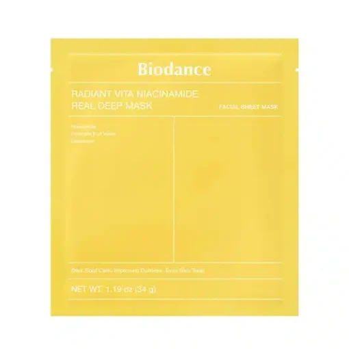 ماسک ورقه‌ ای نیاسینامید بایودنس Biodance