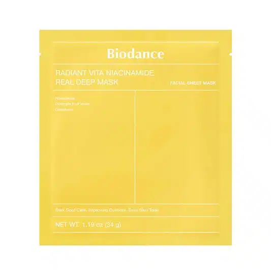 ماسک ورقه‌ ای نیاسینامید بایودنس Biodance