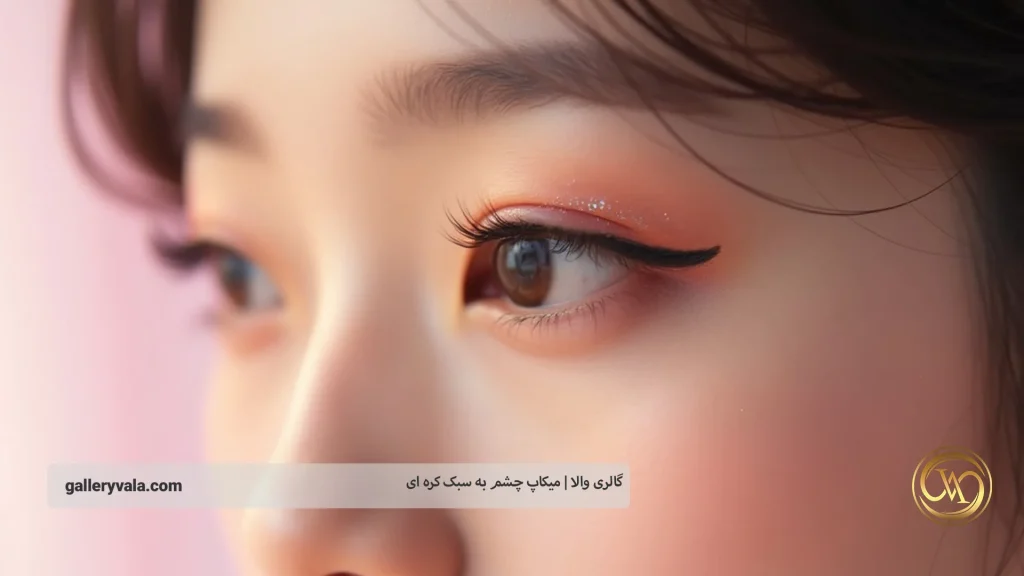 گامهای اصلی میکاپ چشم به سبک کرهای