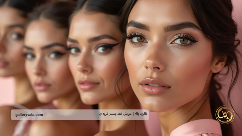 آموزش خط چشم گربهای: ابزارها و مراحل گامبهگام