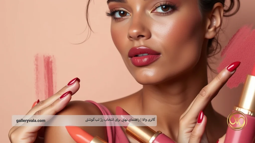 چگونه رژ لب گوشتی را به بهترین شکل روی لبها بزنیم؟