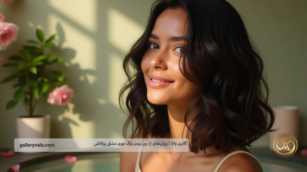 معرفی رنگ موی مشکی پرکلاغی و ویژگیهای آن